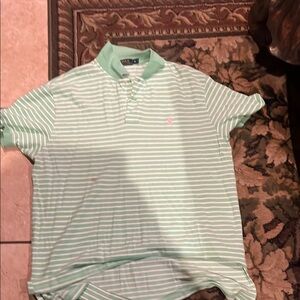 Polo by Ralph Lauren Green Knit Polo Shirt